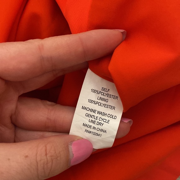 Amanda Uprichard Demetra Dress in Crimson, size S - Picture 6 of 7